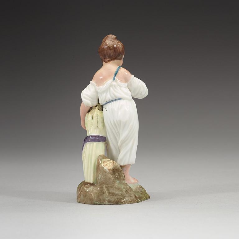 FIGURIN, porslin. Kungl. Dansk, omkring 1780.