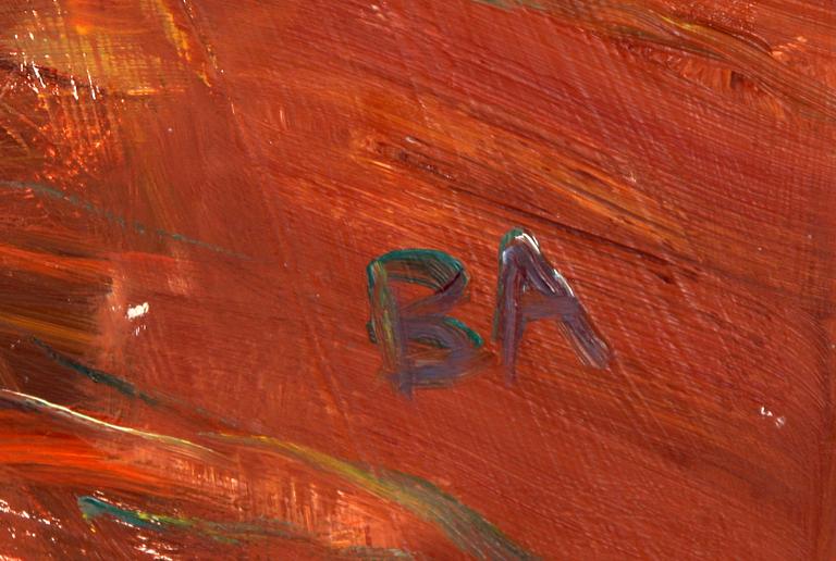 BERTIL ANDERSSON, olja på pannå, sign.