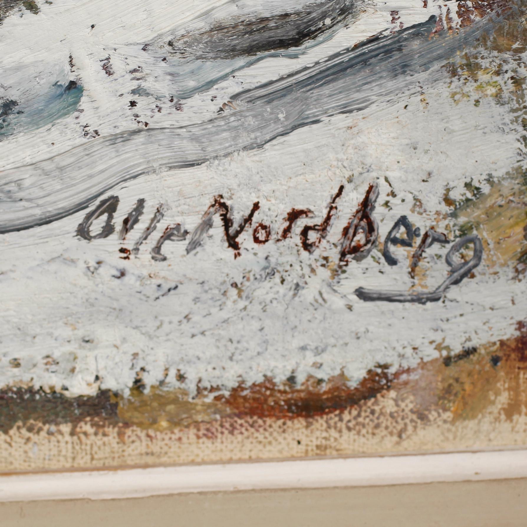 OLLE NORDBERG, olja på duk, signerad.