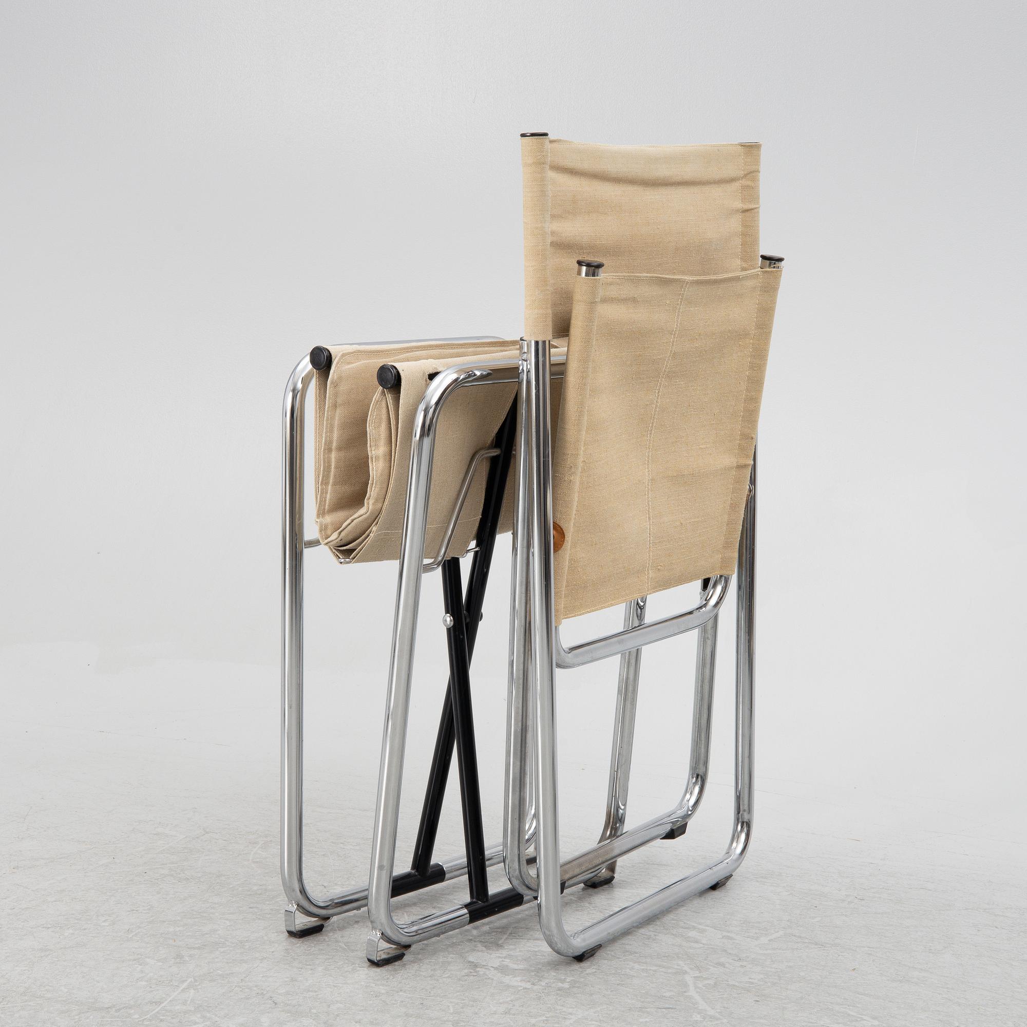 Börge Lindau & Bo Lindekrantz, five chairs, including "X75-2", Lammhults.