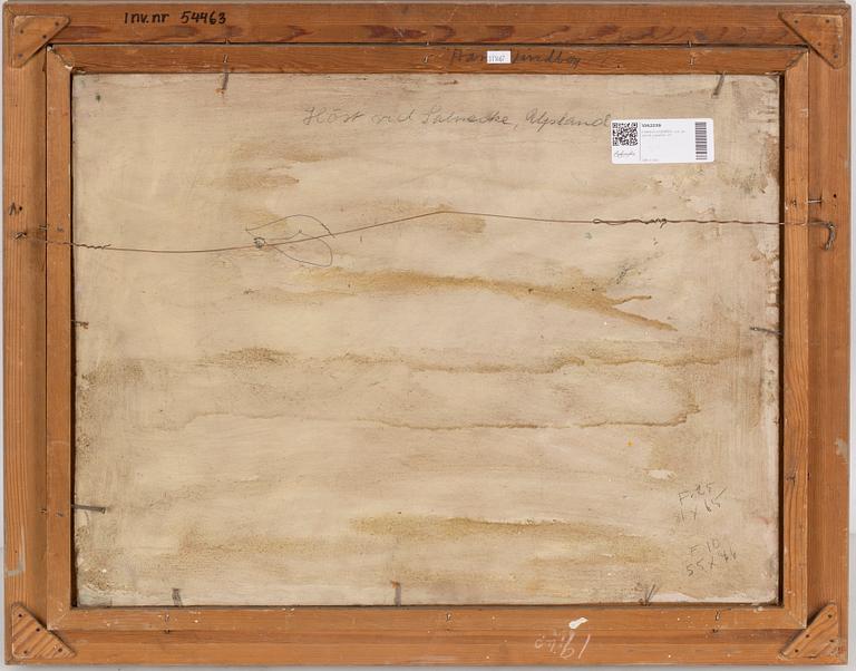 HARALD LINDBERG, oil on panel, signed.