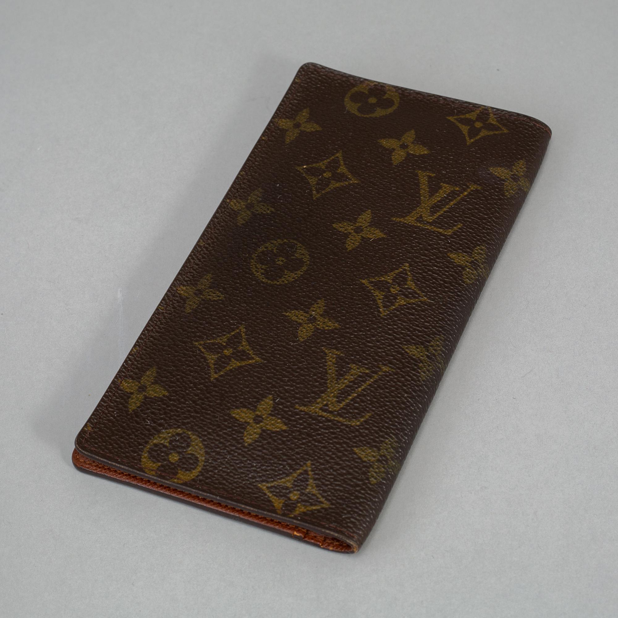LOUIS VUITTON, plånböcker, 2 st.