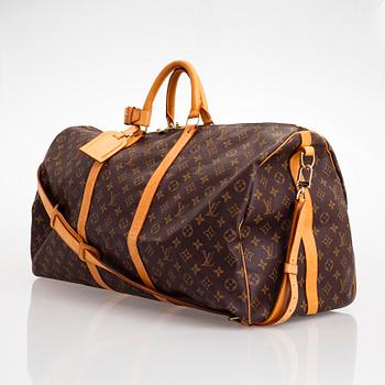 Louis Vuitton, a monogram 'Keepall 60 Bandoulière' Weekendbag.