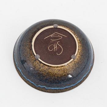 Carl-Harry Stålhane, a stoneware vase and a bowl, Designhuset.