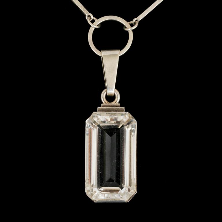 WIWEN NILSSON, hängsmycke, Lund 1947, sterling.