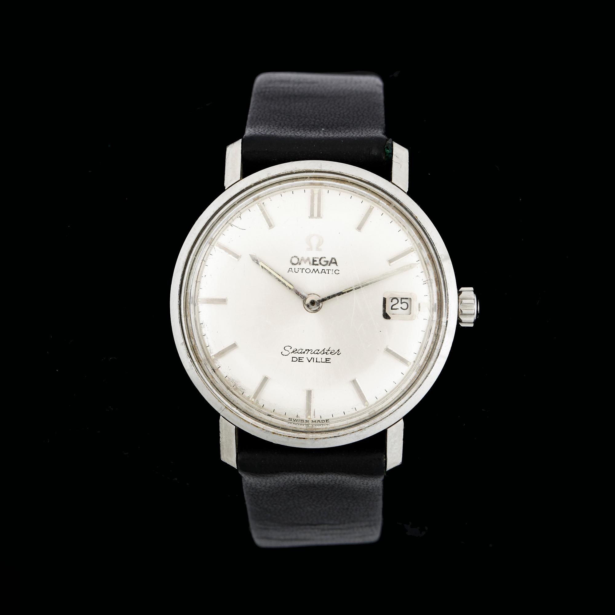 ARMBANDSUR, herr, Omega, Seamaster, De Ville, automatisk, stål, 1950/60-tal.