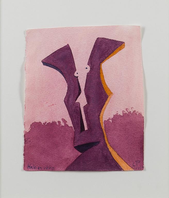 ERKKI PIRTOLA, water colors, 2 pcs, signed and dated -74 & -75.