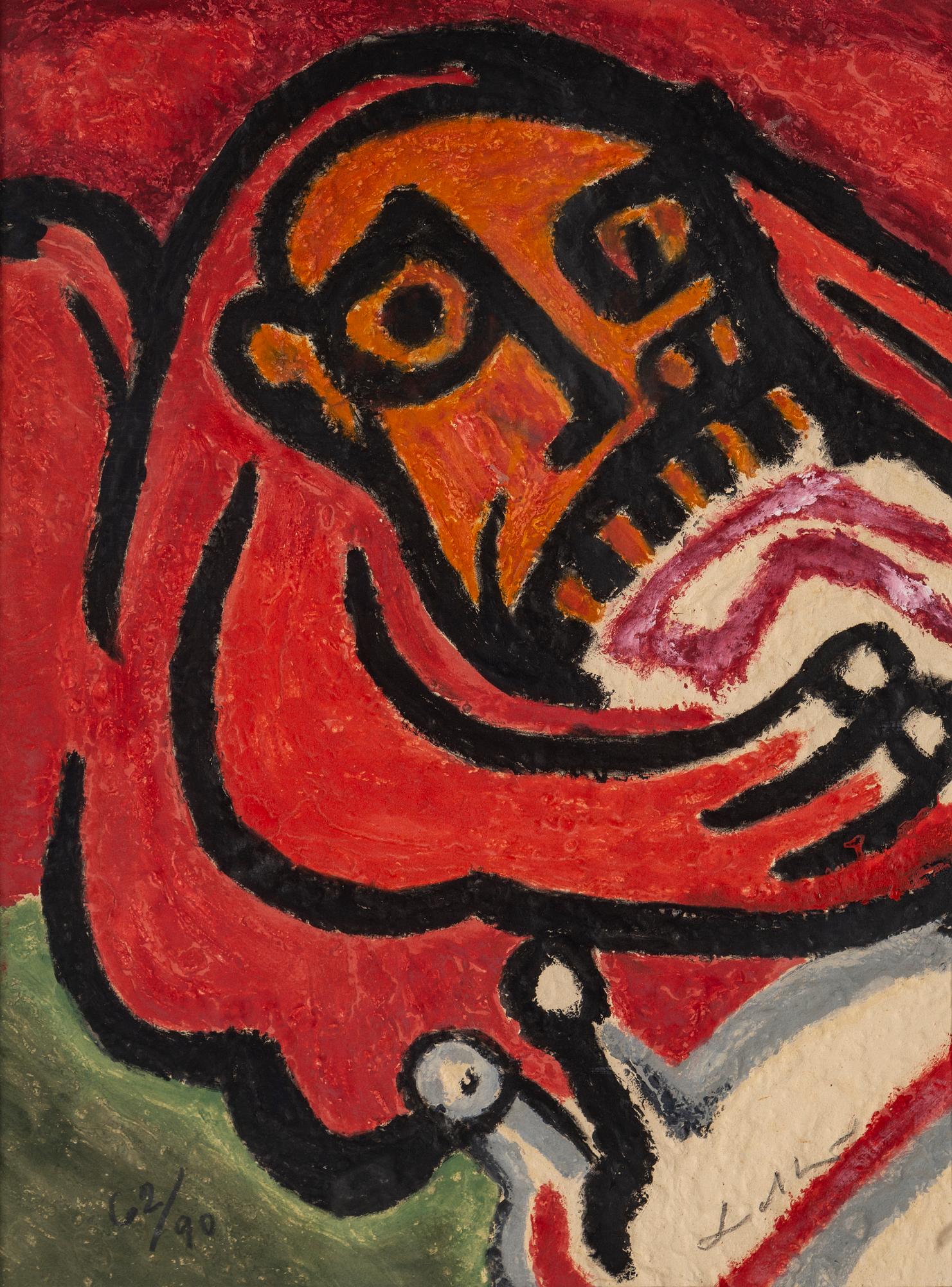 BENGT LINDSTRÖM, etching, signed Lindström and numbered 62/90.