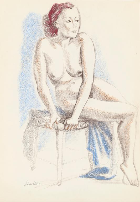 BIRGER EKMAN, 5 st, teckningar, sign.