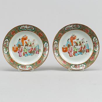 Six odd dishes, Qing dynasty, 18th-19th century.