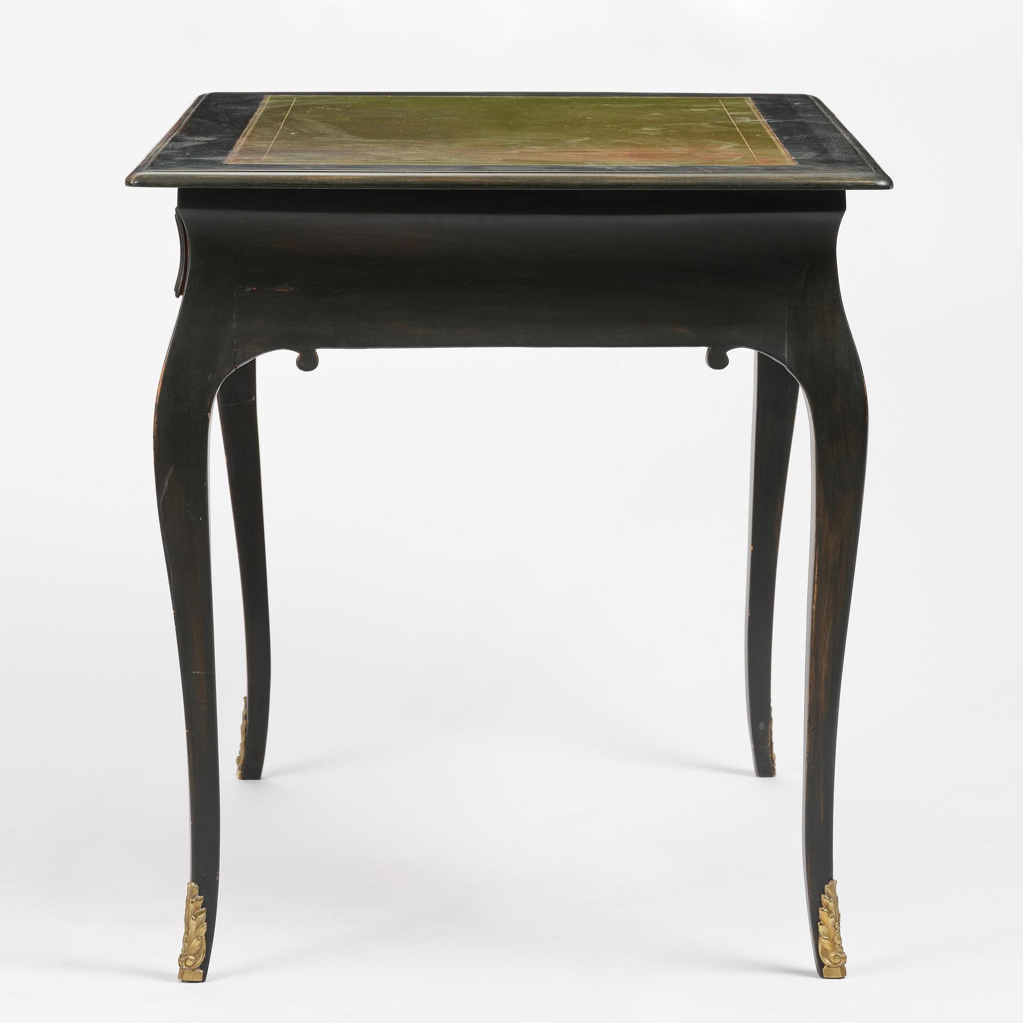 A Swedish rococo writings desk in the manner of C. Linning, Stockholm,l later part 18th century.