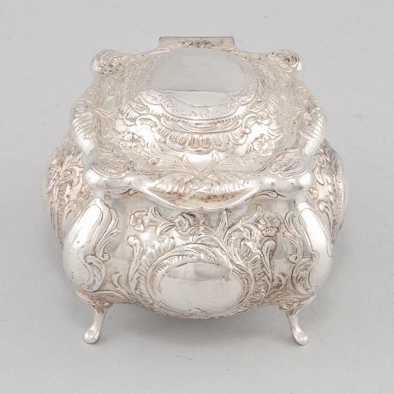 SOCKERSKRIN, silver, GEWE, 1975. Vikt ca 330 g.