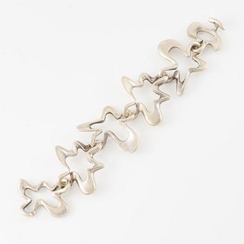 Henning Koppel, a bracelet "Splash", sterling silver, for Georg Jensen & Wendel, Denmark 1945 - 1951.