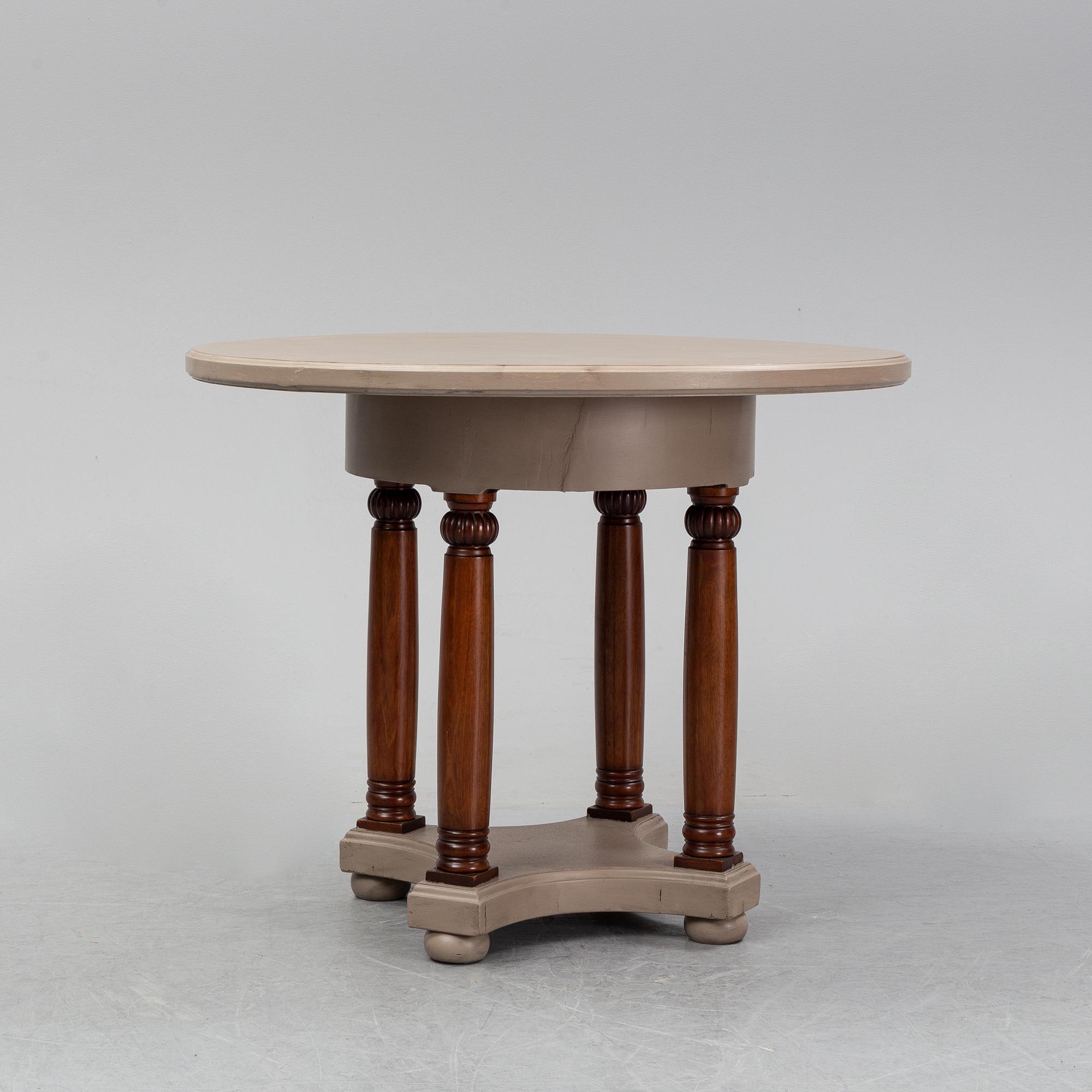 An early 20th century table.
