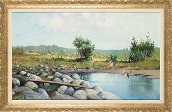 Ejnar Kohlmann, olja på duk, signerad.