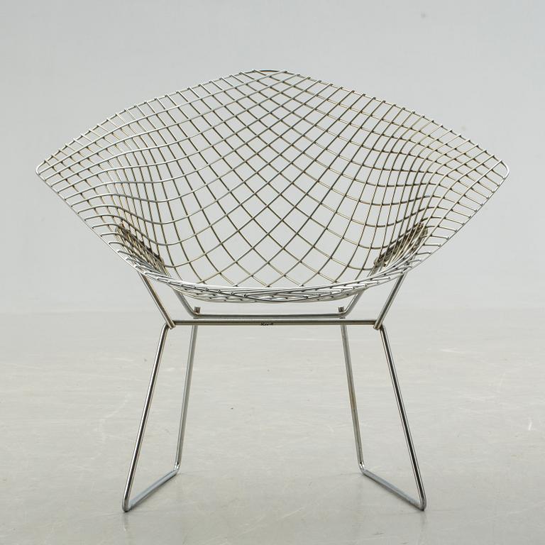 FÅTÖLJ, "Diamond Chair", Harry Bertoia för Knoll. 1900-talets mitt/andra hälft.