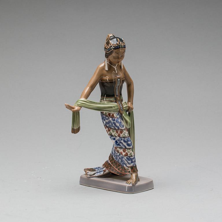 FIGURIN, porslin, Dahl Jensen, Danmark.