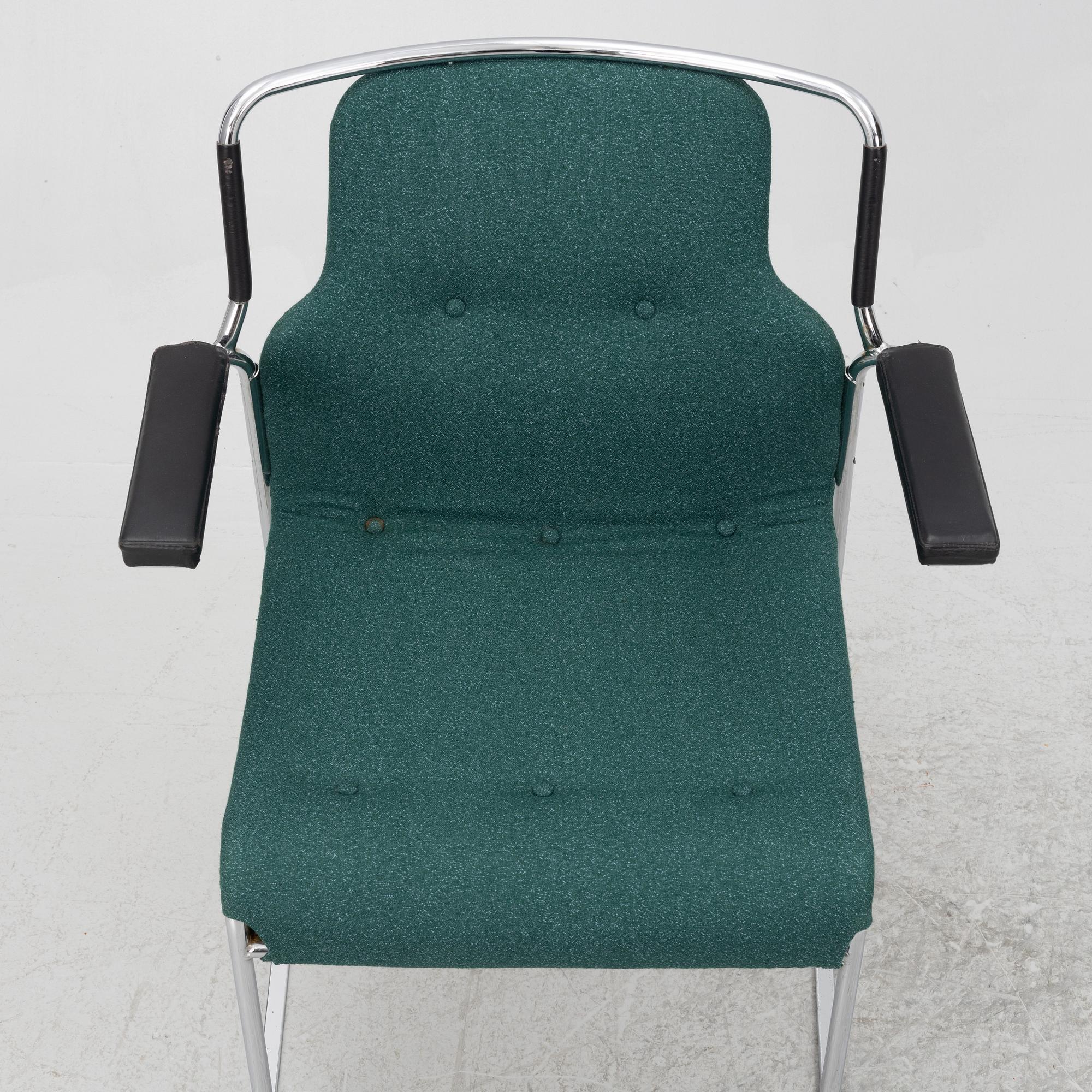 Bruno Mathsson, a set of 10  "Mia" chairs, Bruno Mathsson International.