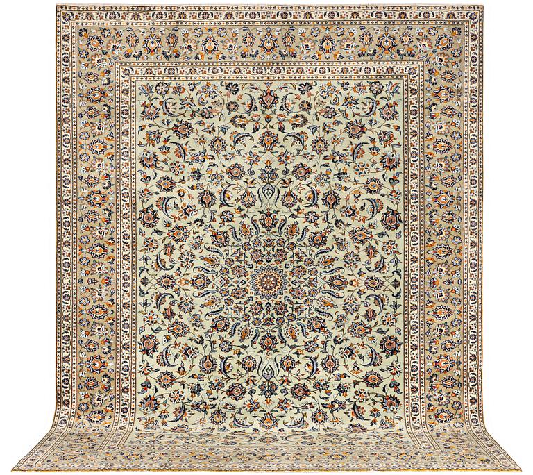 Carpet, Keshan, 403 x 303 cm.