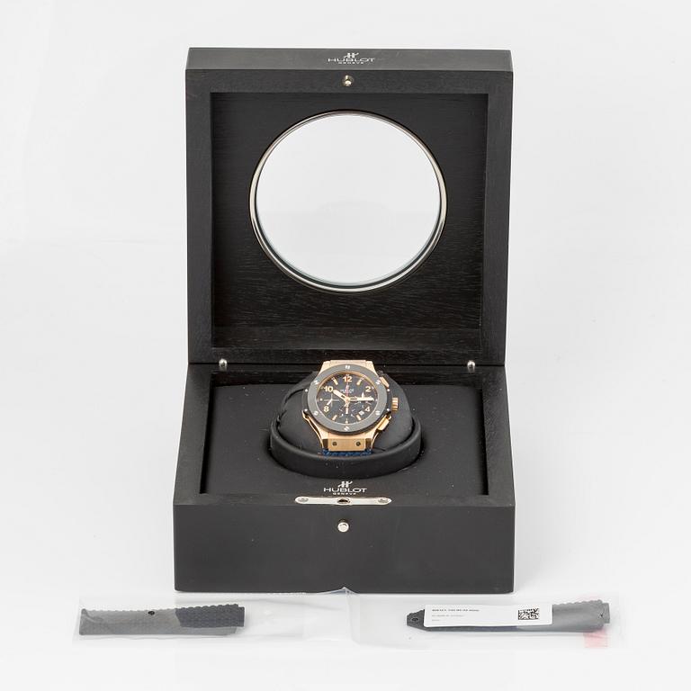Hublot, Big Bang, chronograph, wristwatch, 44 mm.