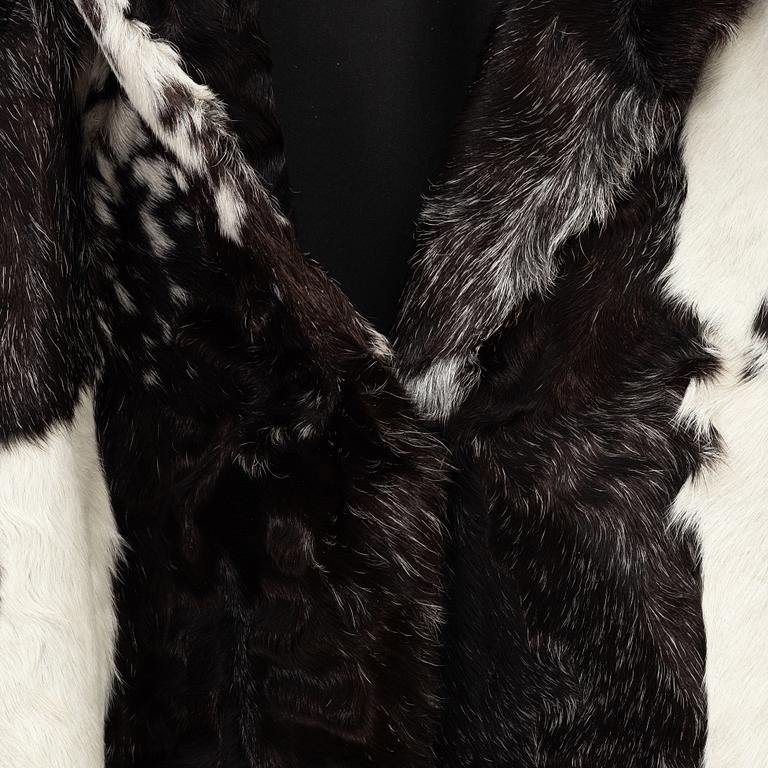 Prada, a goat fur coat, size 38.
