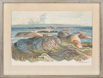 Roland Svensson · ROLAND SVENSSON, färglitografi, signerad och numrerad 198/360.
