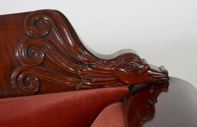 SOFFA, senempire, 1800-talets mitt.