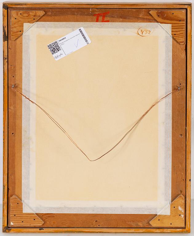 BIRGER LJUNGQUIST, akvarell, signerad och daterad 1951.