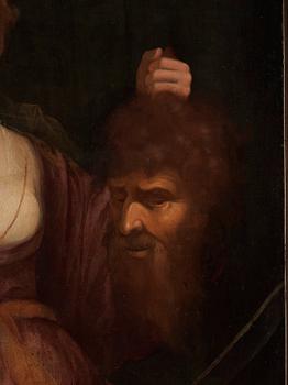 Flemish school 16th/17th Century, Judith with the head of Holofernes.