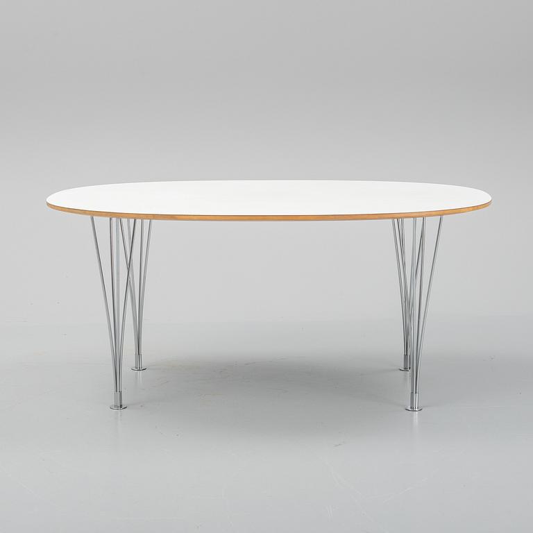 Bruno Mathsson & Piet Hein, a 'Superellips' dining table, Bruno Mathsson International, 2005.