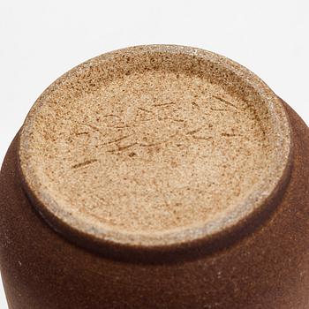 Friedl Holzer-Kjellberg, a stoneware vase signed Arabia -F.H.Kj-.