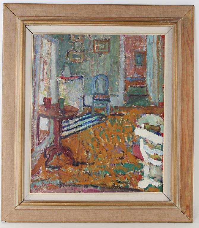 RUNE PERSSON, olja på pannå, sign.