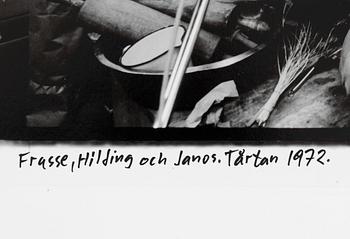 Carl Johan De Geer, "Frasse, Hilding och Janos. Tårtan 1972".