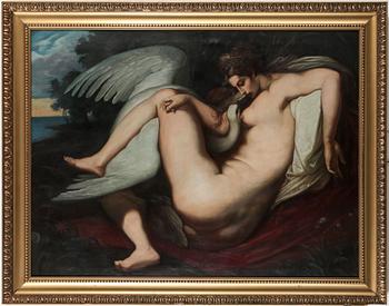 MICHELANGELO, efter, olja på duk, 1800/1900-tal.