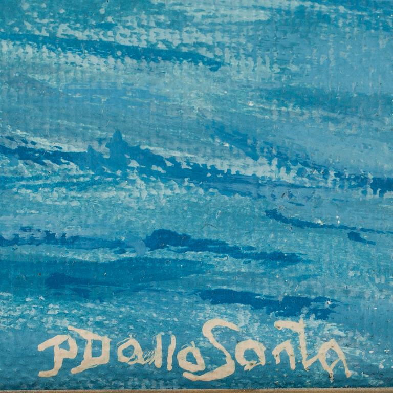 PIETRO DALLA SANTA, olja på duk, sign.
