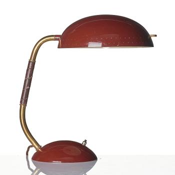 Bröderna Malmströms Metallvarufabrik, a desk lamp model "2674", Malmö, 1940s.