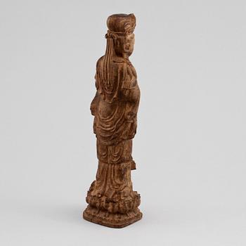 FIGURIN, trä, orientalisk, 1900-tal.