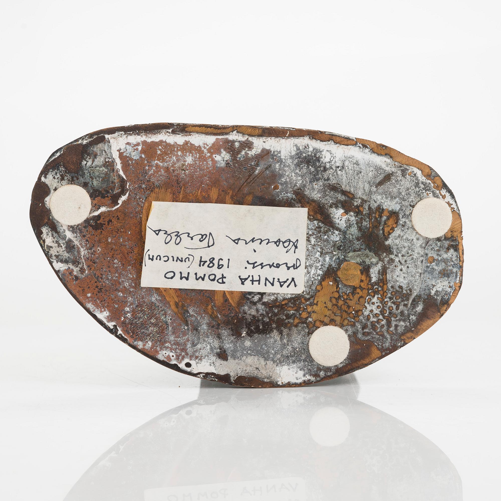 Kaarina Tarkka, a bronze sculpture, signed and dated 1984.