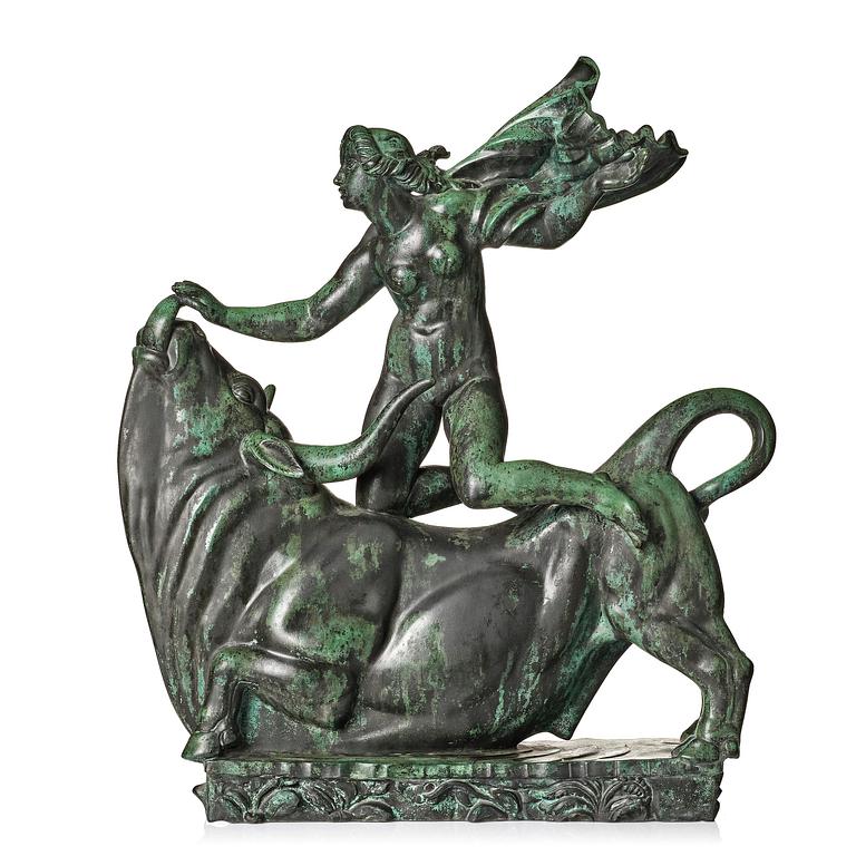 Carl Milles, "Europa och tjuren" (Europa and the bull).