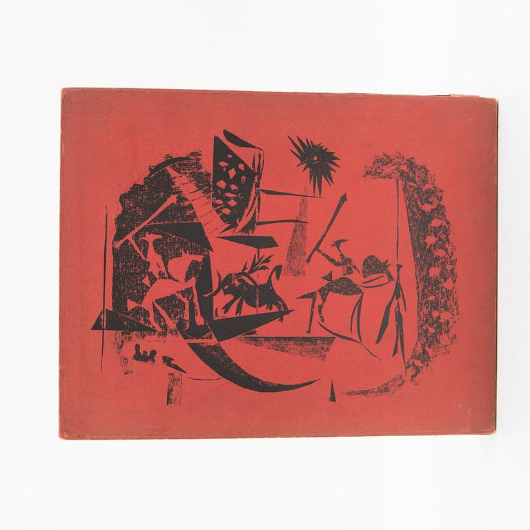 Pablo Picasso, bok, "Toreros", med fyra litografier, André Seuret, Monte Carlo, 1961.