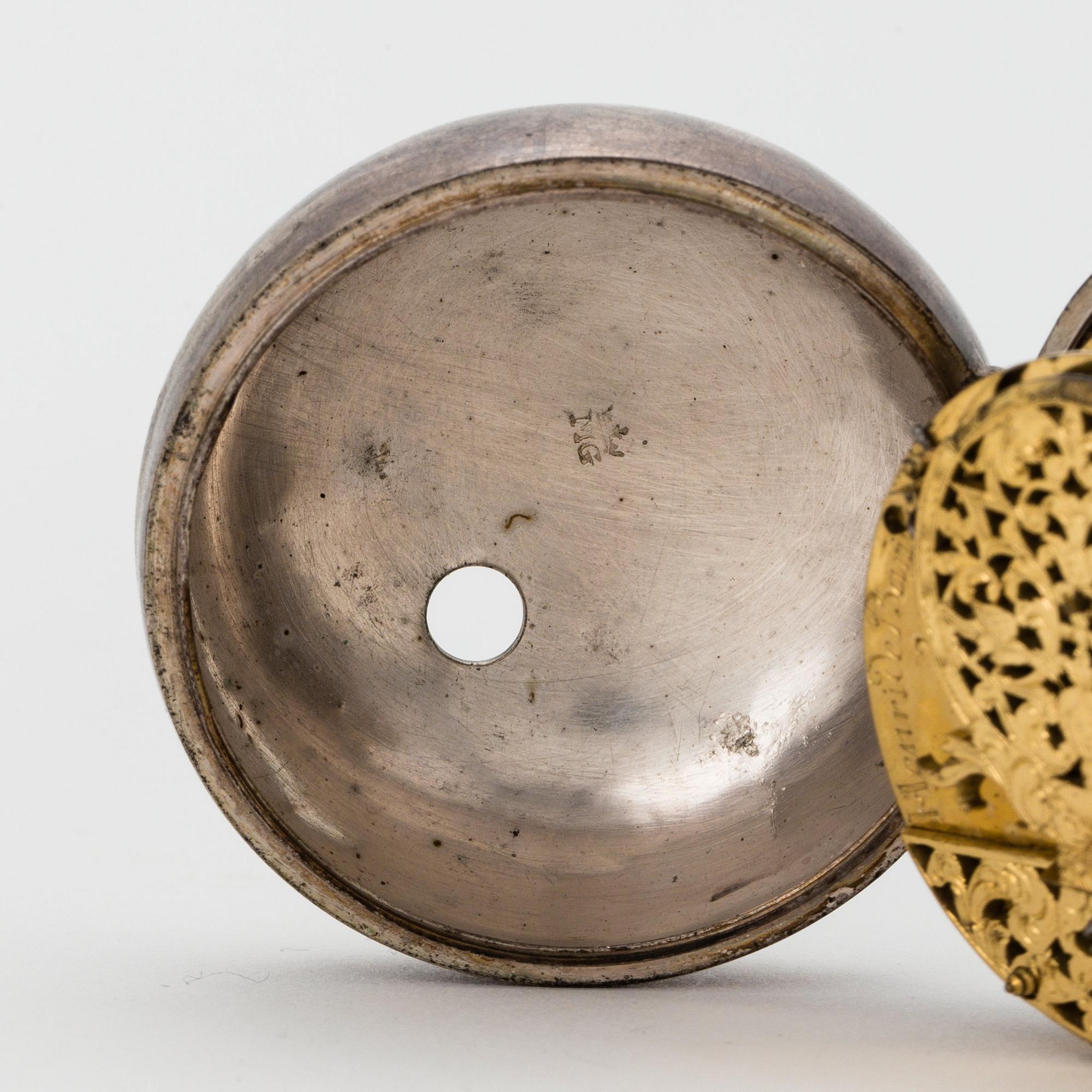 Henri de Bary, fickur, silver, sannolikt sent 1600-tal.