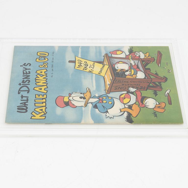 Serietidning, "Kalle Anka & Co" Nr 6, 1949.
