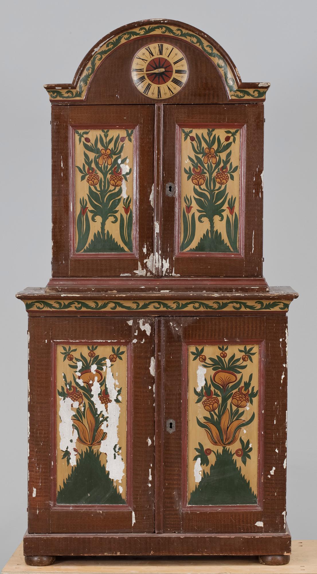 SKÅP, allmoge, 1800-tal.