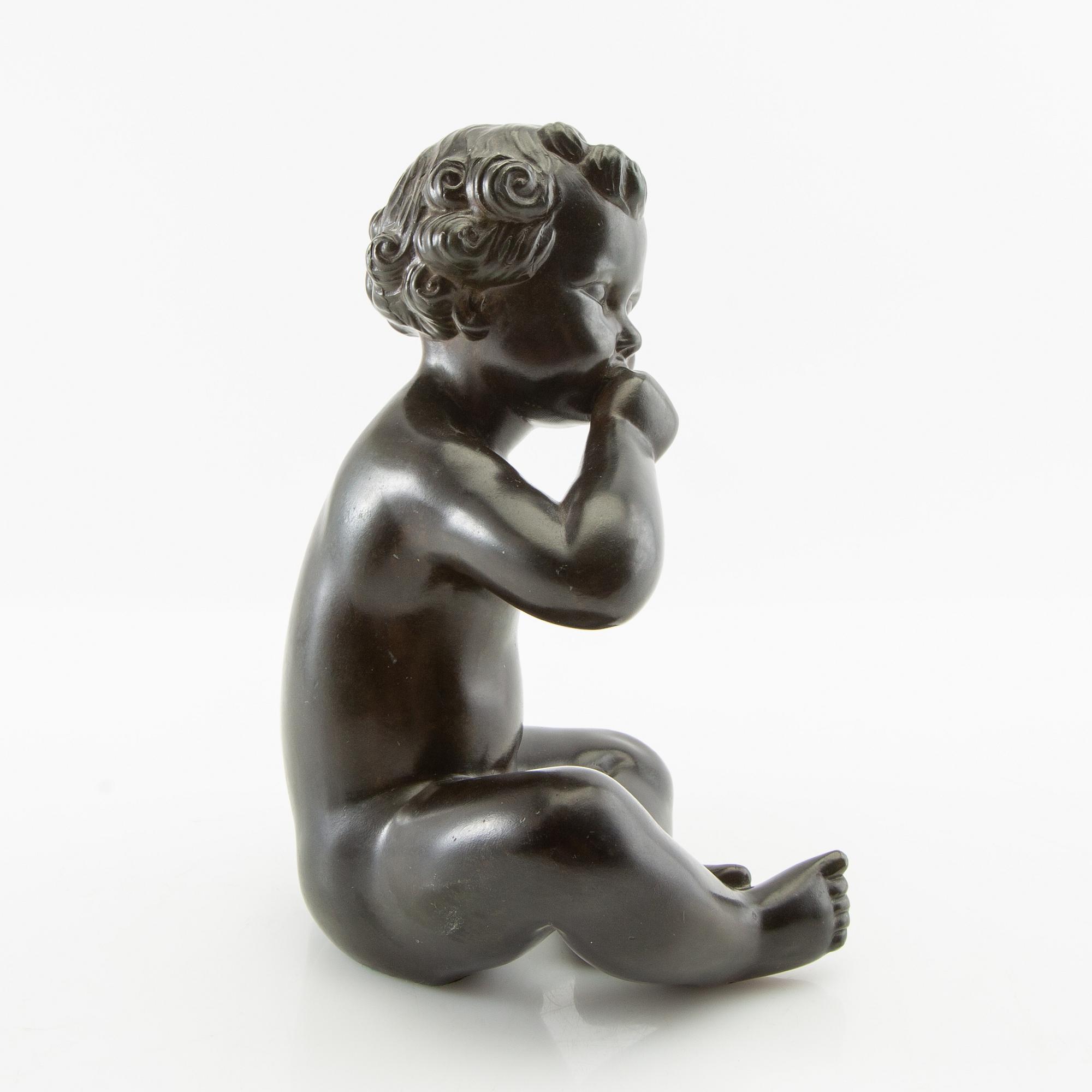 Just Andersen, sculpture With the Thumb in the Mouth.