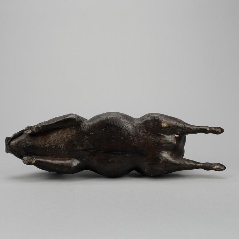 SKULPTUR, mässing, sent 1900-tal.