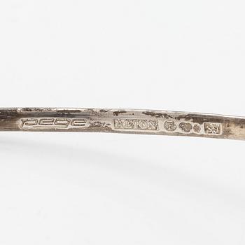 Smyckesset, 4 delar, silver, syntetisk stenar, Pege (Karl-Erik Palmberg), Alton, Sverige.