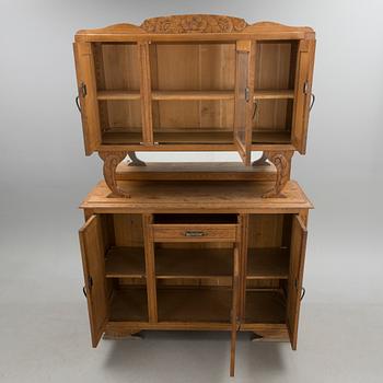 An early 20th century buffet cabinet.