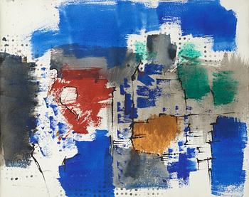 Endre Nemes, tempera on paper, signed Endre Nemes and dated 1960.