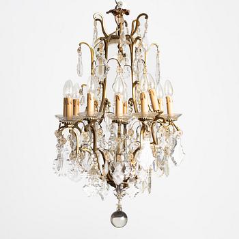 Ljuskrona, rokokostil, tidigt 1900-tal.