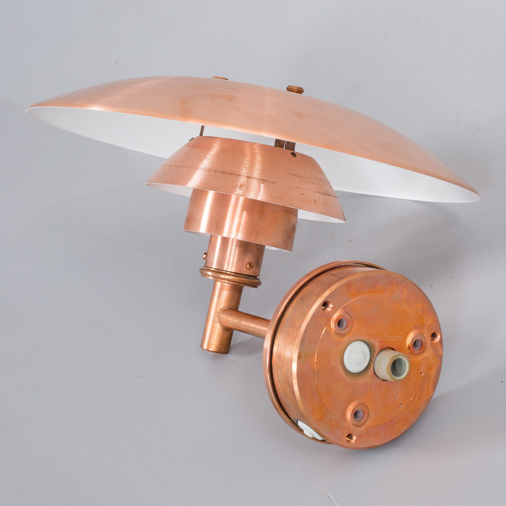 POUL HENNINGSEN, a "PH" Louis Poulsen wall lamp/ outdoor lamp.